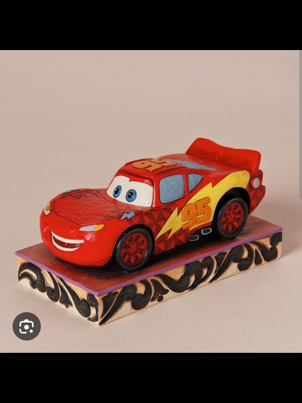 Jim Shore Disney Traditions "Ka-Chow" (Lightning McQueen, #4010022)